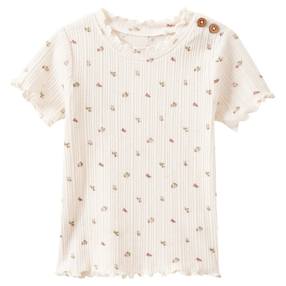 Baby T-Shirt mit Blümchen