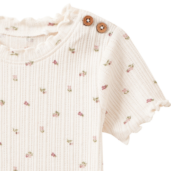 Baby T-Shirt mit Blümchen
