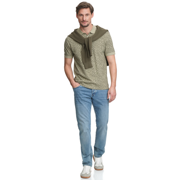 Herren Poloshirt mit Muster