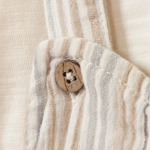 Newborn Set mit Latzhose und Langarmshirt