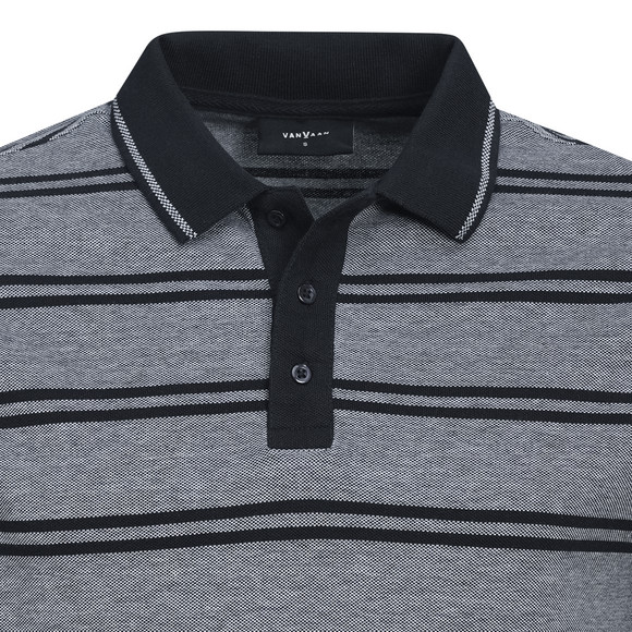 Herren Poloshirt mit Streifen