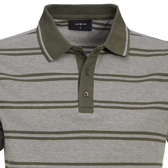 Herren Poloshirt mit Streifen