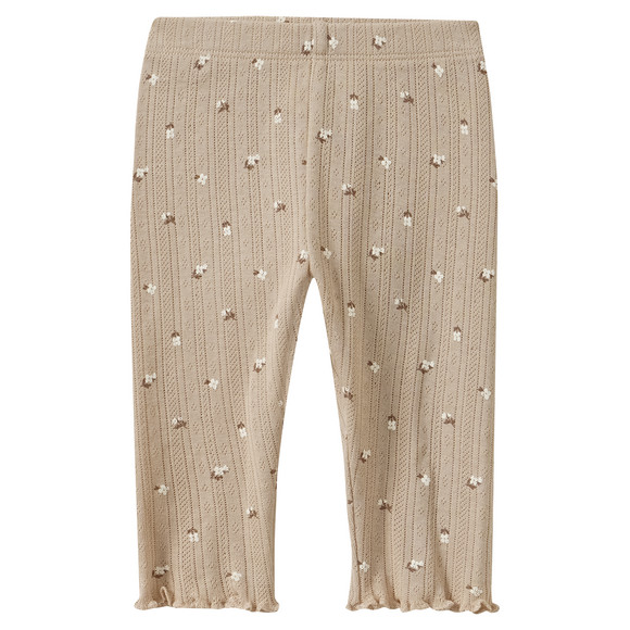 Legging voor newborns met bloemetjes