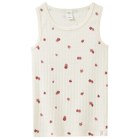 2 Mädchen Unterhemden aus Bio-Baumwolle