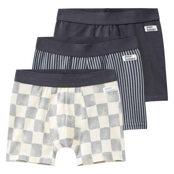 3 Jungen Boxer aus Bio-Baumwolle