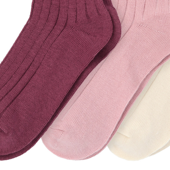 3 Paar Kinder Socken mit Rippstruktur