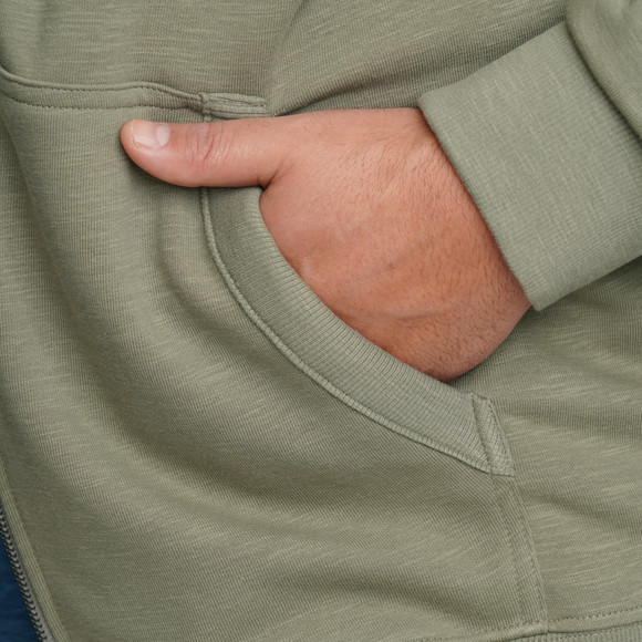 Herren Sweatjacke in Unifarben