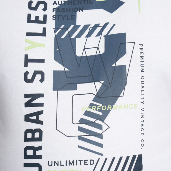 Herren-T-Shirt mit großem Print