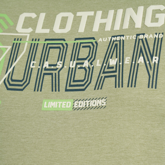 Herren-T-Shirt mit großem Print