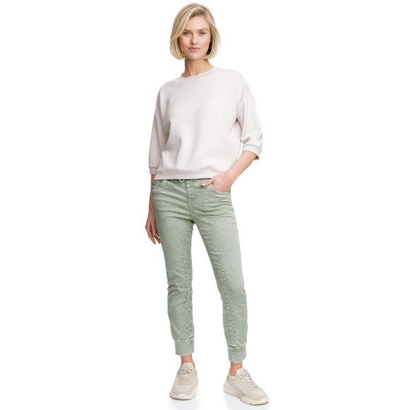 Damen Jeggings mit Used-Waschung