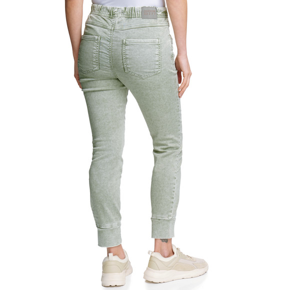 Damen Jeggings mit Used-Waschung