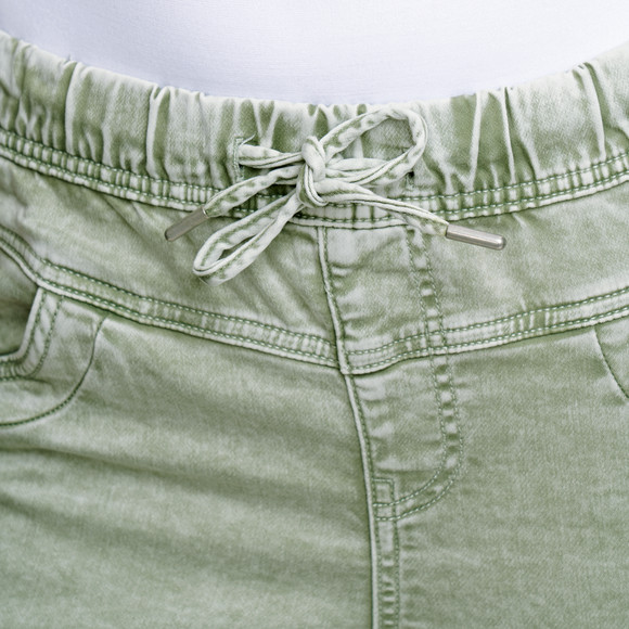 Damen Jeggings mit Used-Waschung