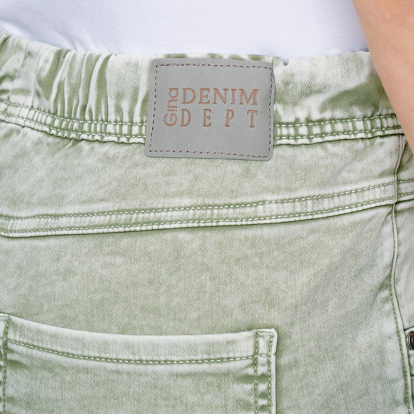 Damen Jeggings mit Used-Waschung