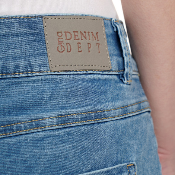 Damen Wide-Leg-Jeans im Cropped-Style