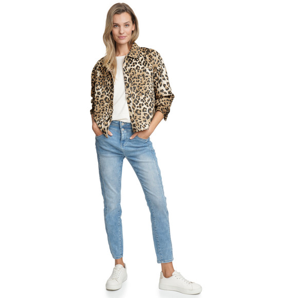 Damen Blazer im Leo-Look