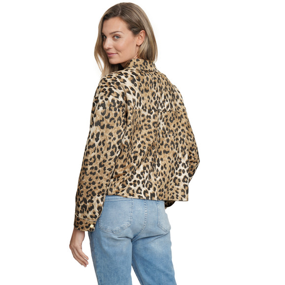 Damen Blazer im Leo-Look