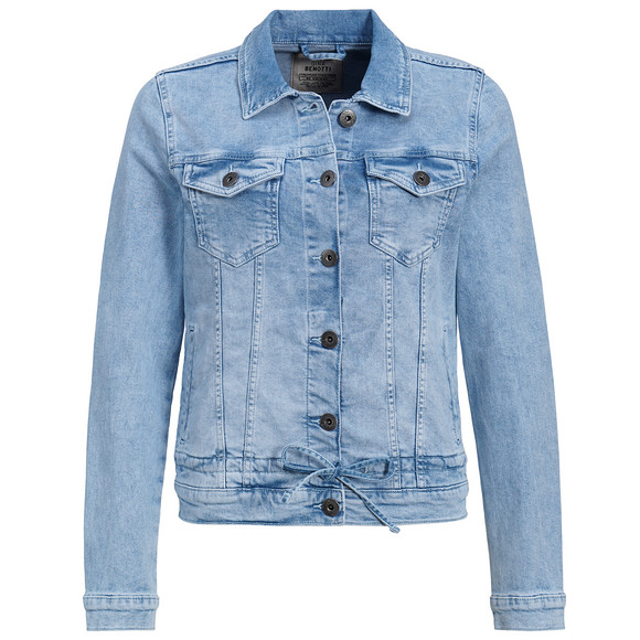 Damen Jeansjacke mit Knöpfen