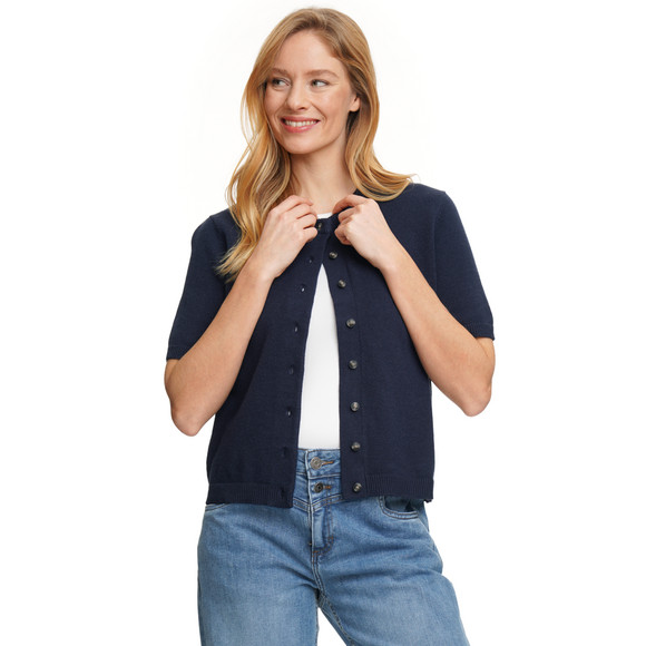 Damen Strickjacke mit Knopfleiste