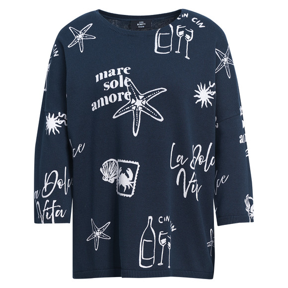 Damen Strickpullover mit maritimen Motiven