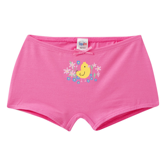 5 Mädchen Pantys mit Blümchen-Print