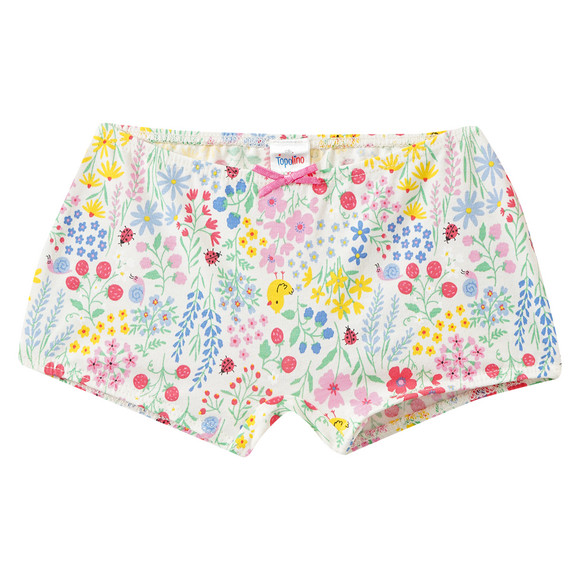 5 Mädchen Pantys mit Blümchen-Print