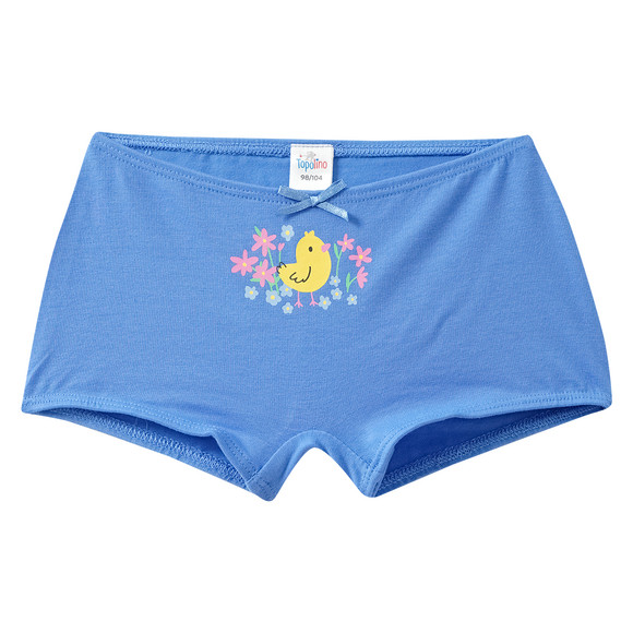 5 Mädchen Pantys mit Blümchen-Print