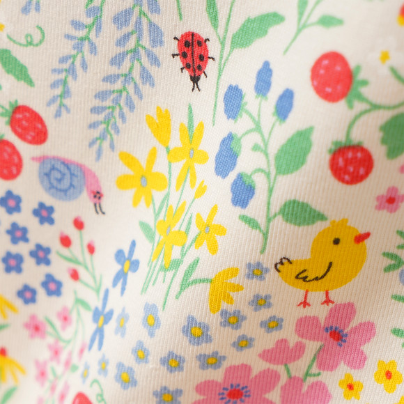 3 Mädchen Unterhemden mit Blumen-Print