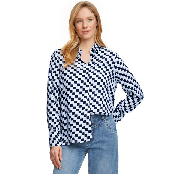 Damen Hemdbluse mit Knopfleiste