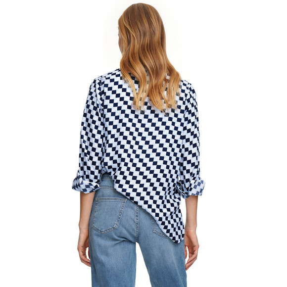 Damen Hemdbluse mit Knopfleiste