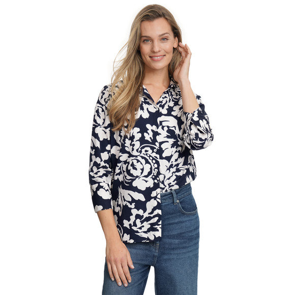 Damen Bluse mit Blumen-Muster