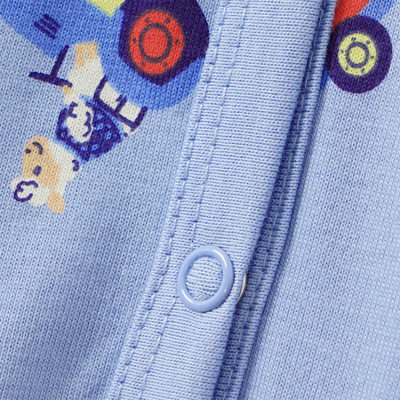 2 Baby Schlafanzüge aus Bio-Baumwolle