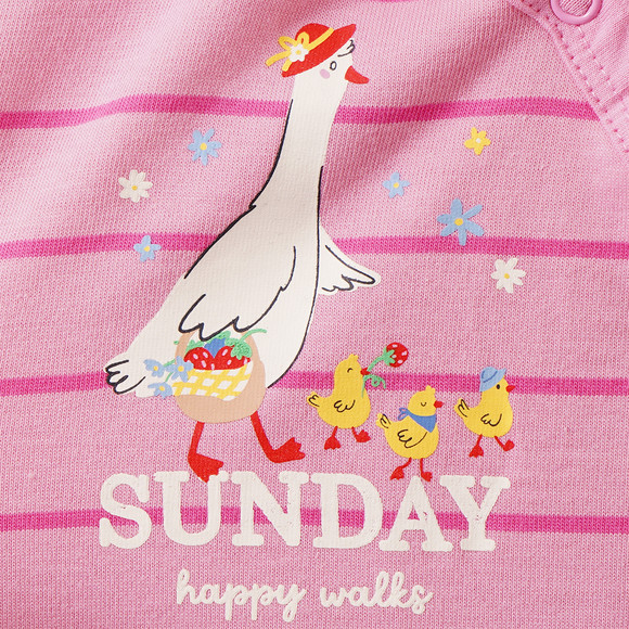 2 Baby Schlafanzüge aus Bio-Baumwolle