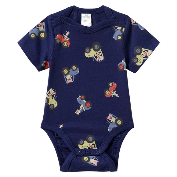 5 Baby Bodys in verschiedenen Dessins
