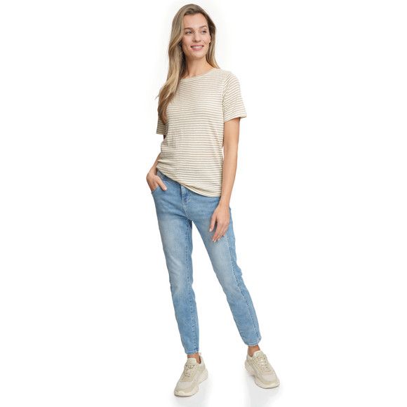 Damen T-Shirt mit Effektgarn