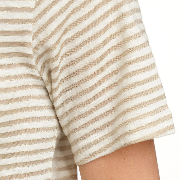 Damen T-Shirt mit Effektgarn