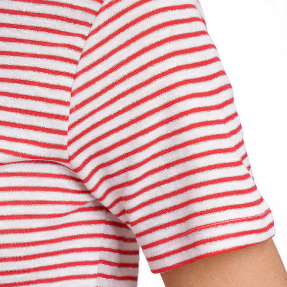 Damen T-Shirt mit Effektgarn