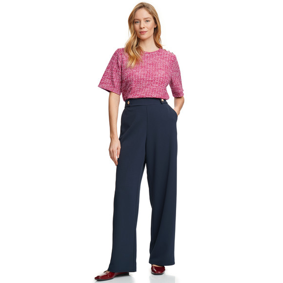 Damen Sweatshirt in Bouclé-Optik