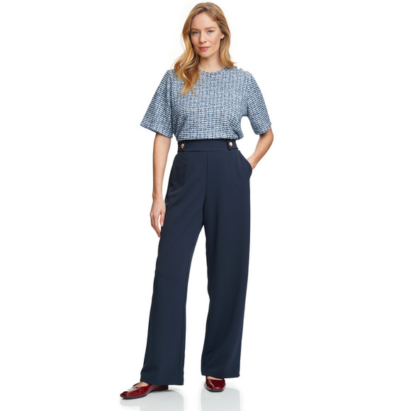 Damen Sweatshirt in Bouclé-Optik