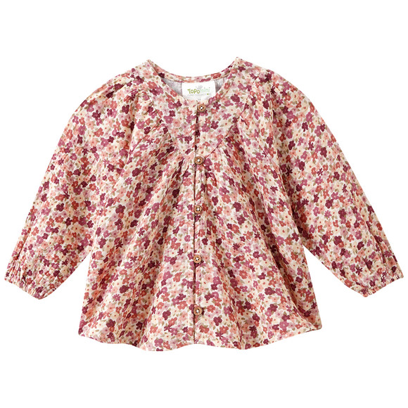 Baby Musselinbluse mit Blümchen