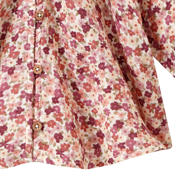 Baby Musselinbluse mit Blümchen