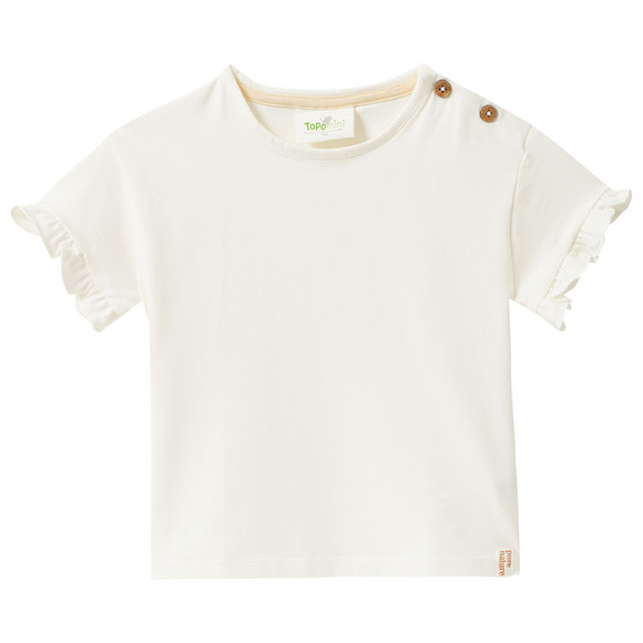 2 Baby T-Shirts mit Rüschenärmeln