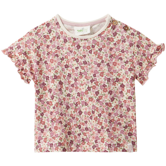 2 Baby T-Shirts mit Rüschenärmeln