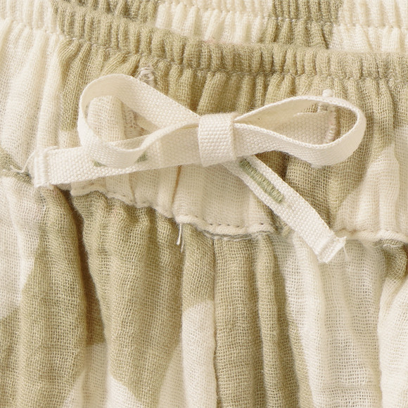 Baby Musselinshorts mit Allover-Muster