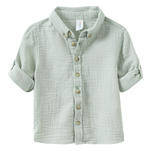 Baby Musselin-Hemd aus Bio-Baumwolle