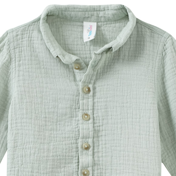 Baby Musselin-Hemd aus Bio-Baumwolle