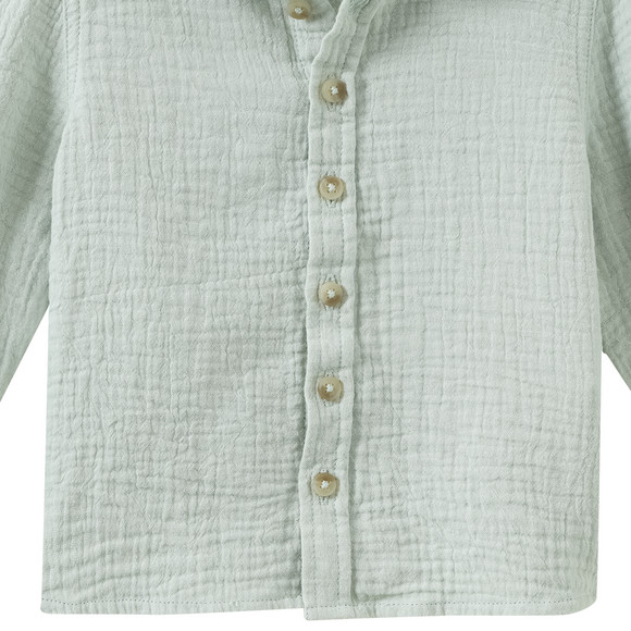 Baby Musselin-Hemd aus Bio-Baumwolle