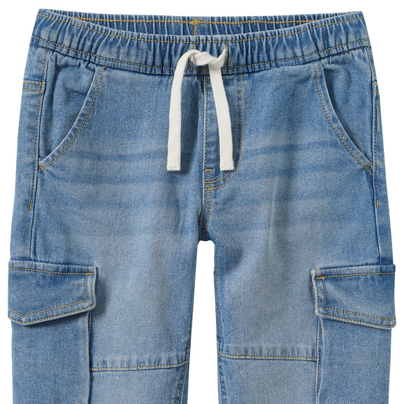 Jungen Cargo-Jeans mit Elastikbund