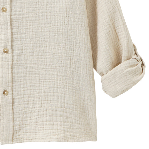 Jungen Musselin-Hemd aus Bio-Baumwolle