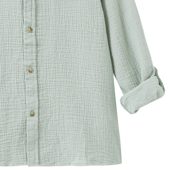 Jungen Musselin-Hemd aus Bio-Baumwolle