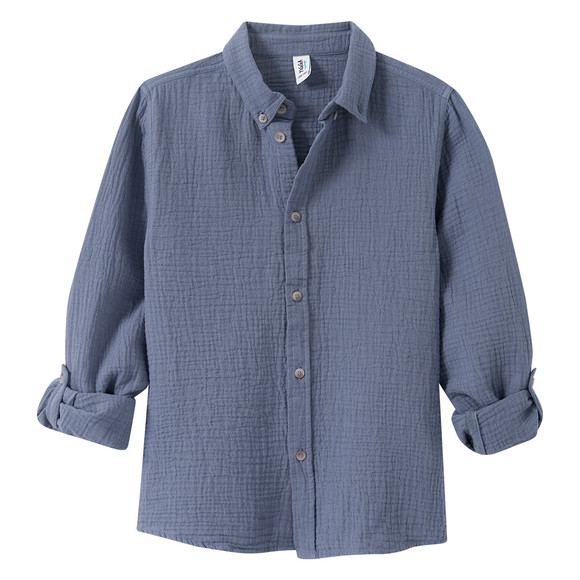 Jungen Musselin-Hemd aus Bio-Baumwolle